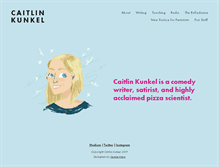 Tablet Screenshot of caitlinkunkel.com